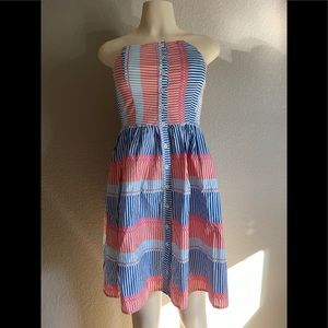 NEW BeBop Womens Button Up Smocked Back Sundress M